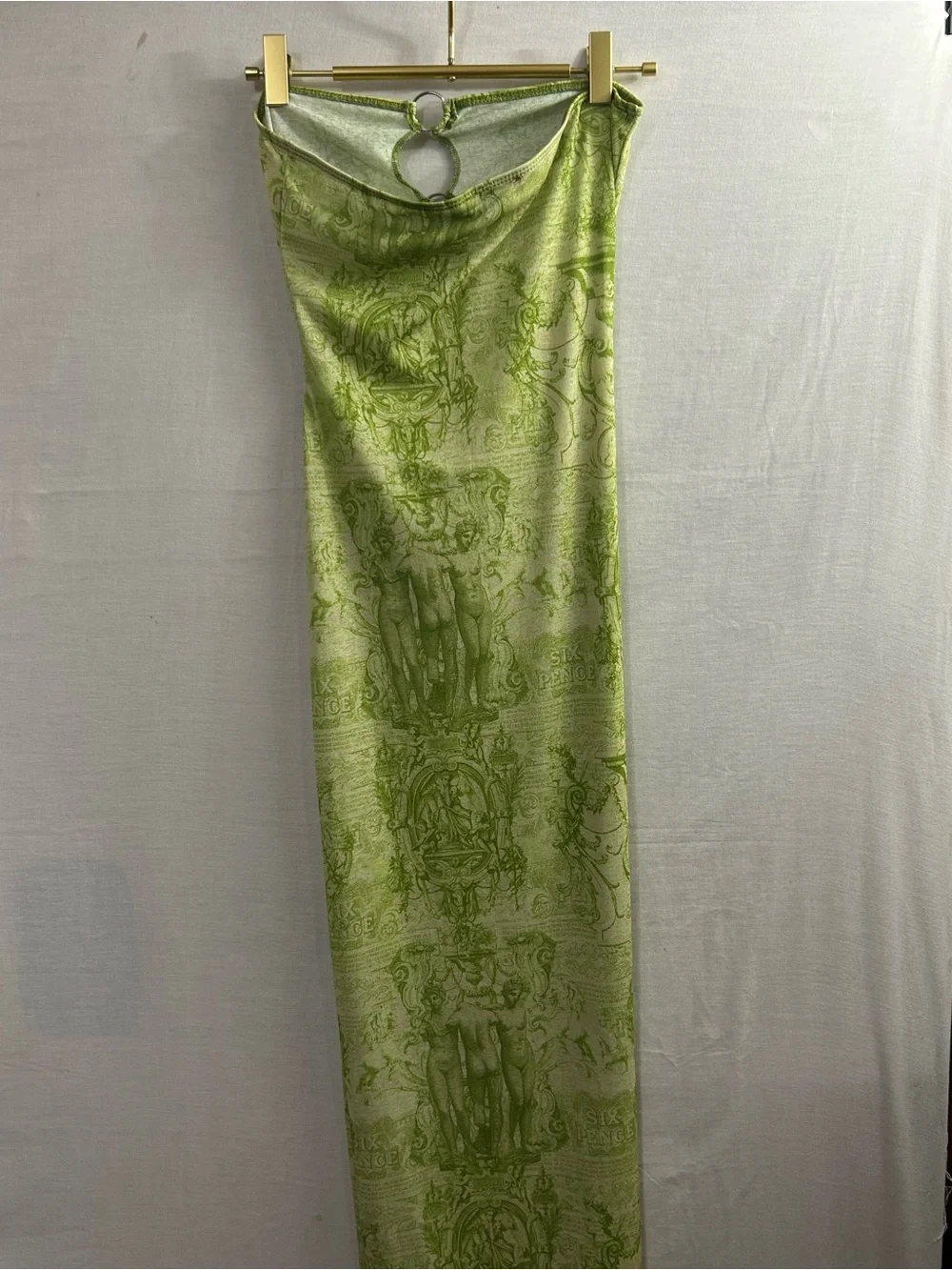 Lime Green PrettyLittleThing Maxi Dress - Picture 2 of 3